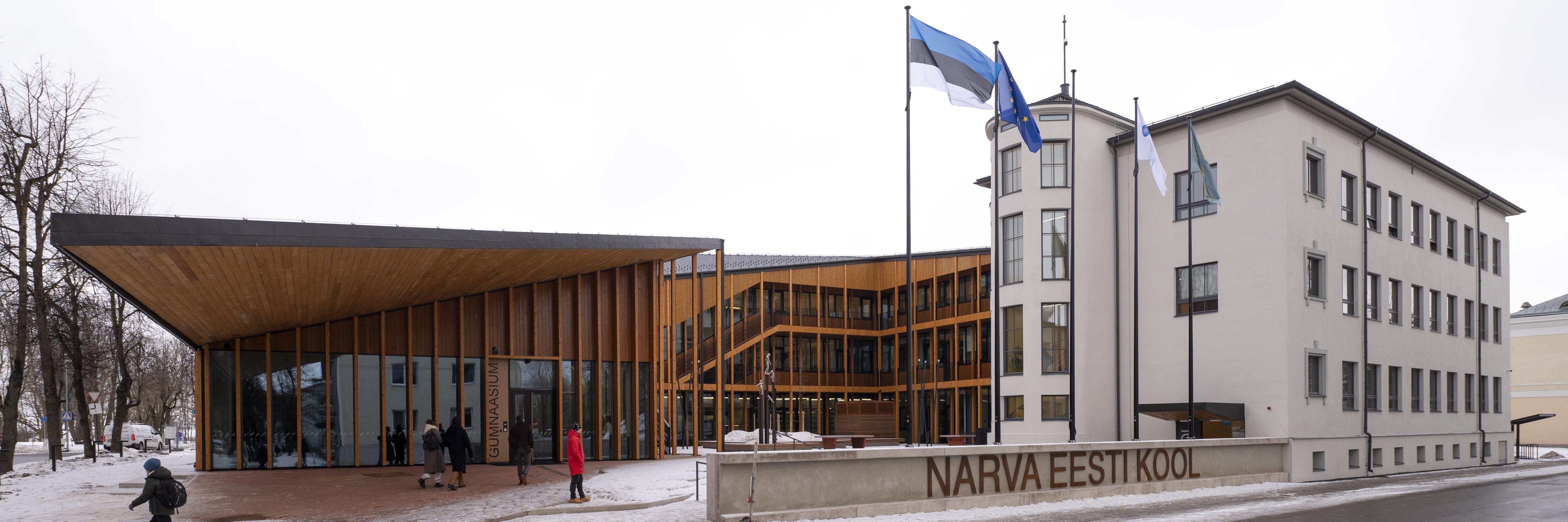 Narva Eesti gümnaasiumi ja põhikooli avamine. Foto: Marko Mumm