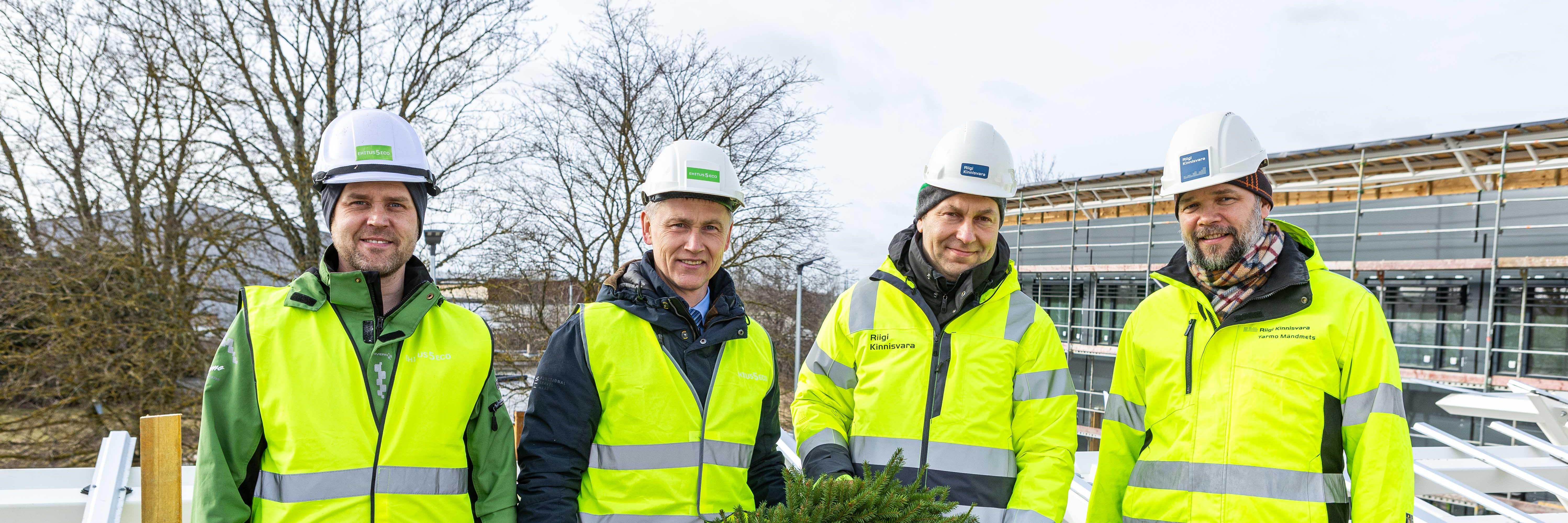 Ilmakeskuse hoone saavutas maksimaalse kõrguse. Foto: Margus Pahv