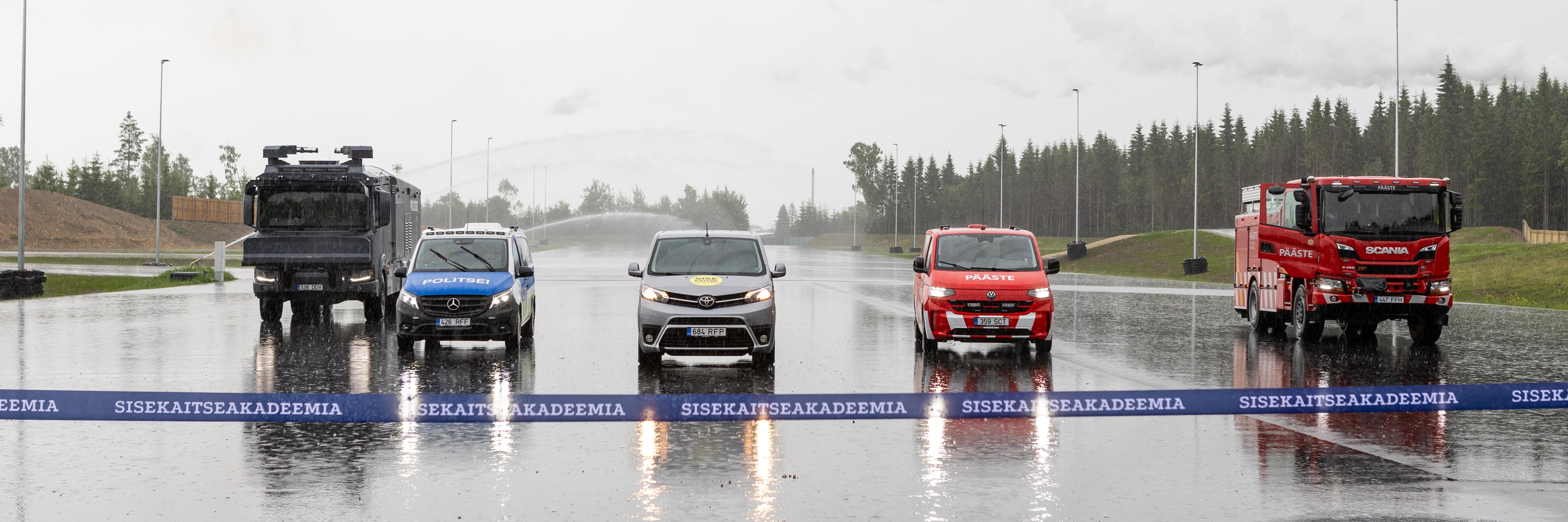 Sisekaitseakadeemia autodroomi avamine Väike-Maarjas. Foto: Margus Pahv.